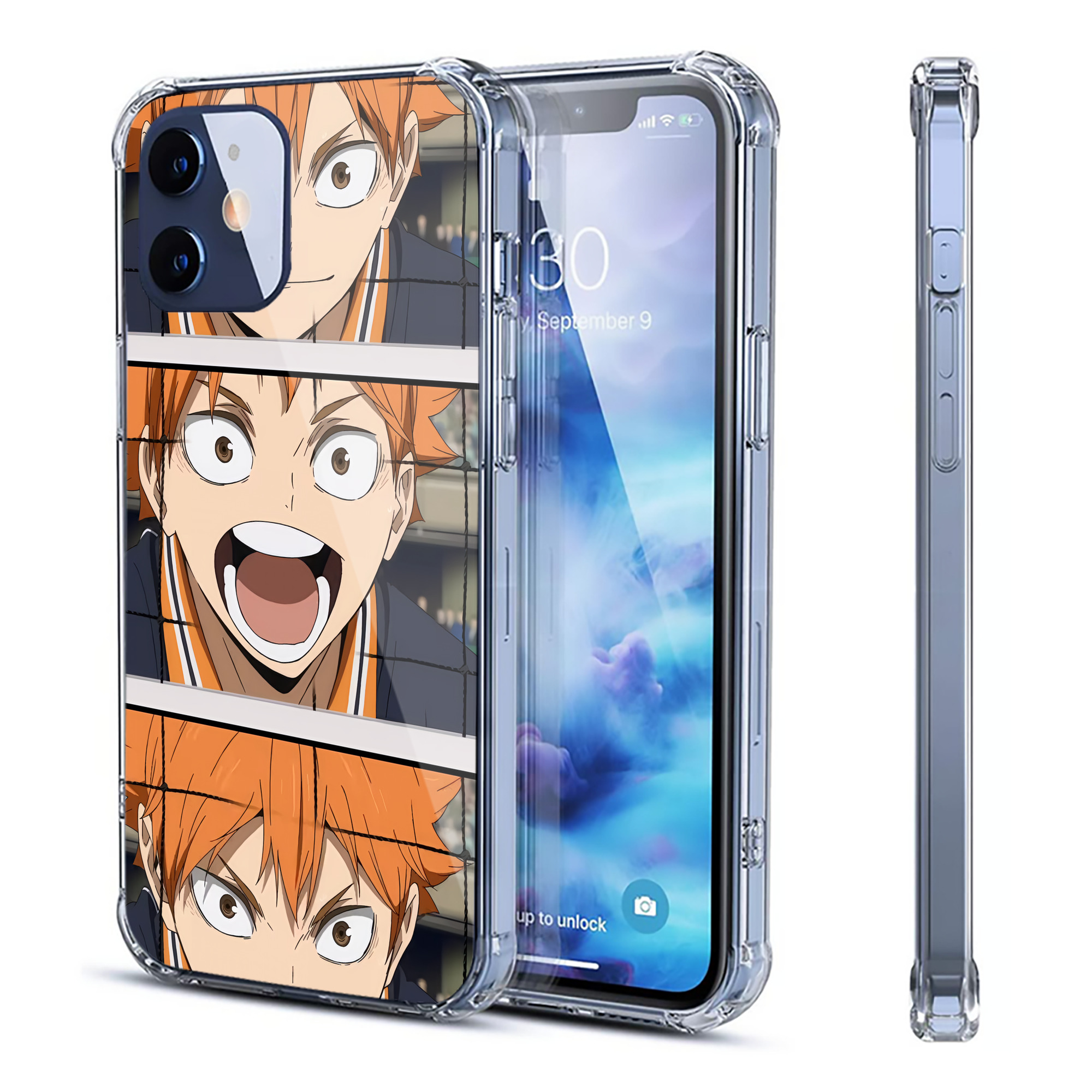（画像用） ハイキュー!! Haikyu!! 【iPhone 12シリーズ対応】透明スマホケース（クリアソフトケース）